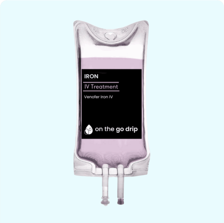 Iron infusion IV bag